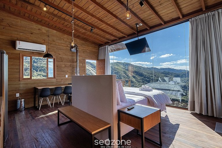Cabana c/ Hidromassagem e Vista Montanha VST030