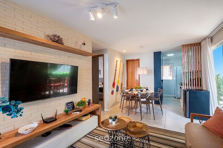 Apto. en cond. con piscina en Guarajuba PSMA0001