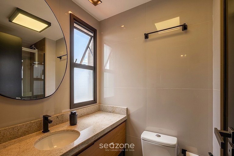 Apto elegante em condomínio próx. da praia HOA0708