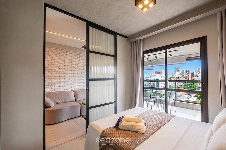 Apto elegante en condominio junto al mar HOA0708