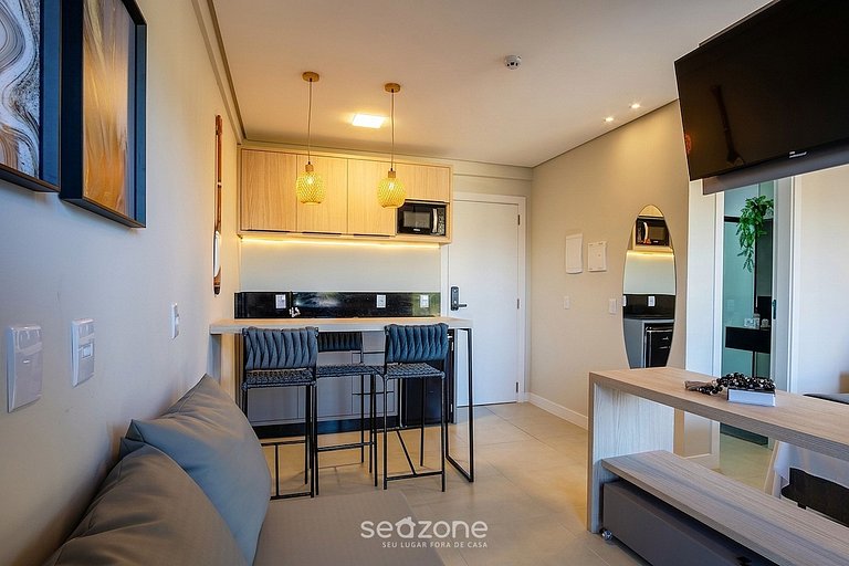 Studio em Cond. c/ piscina prox. à Praia RSO0037