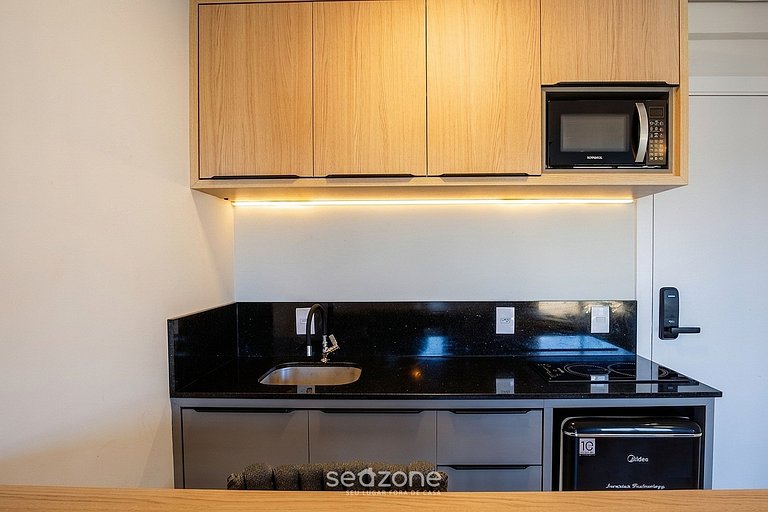 Studio em Cond. c/ piscina prox. à Praia RSO0037