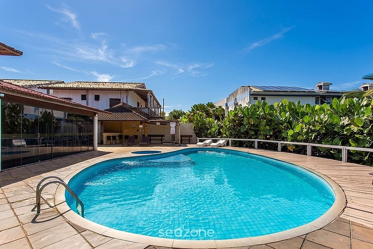Apto Pé na Areia em Taperapuan APT0123