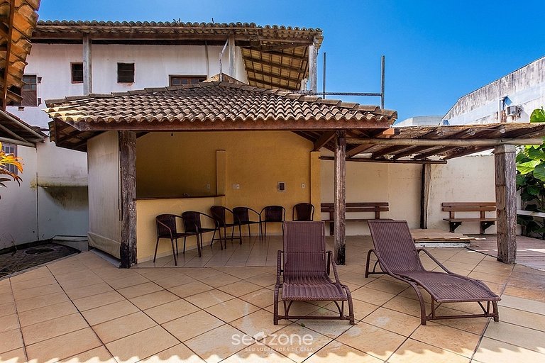 Apto Pé na Areia em Taperapuan APT0123