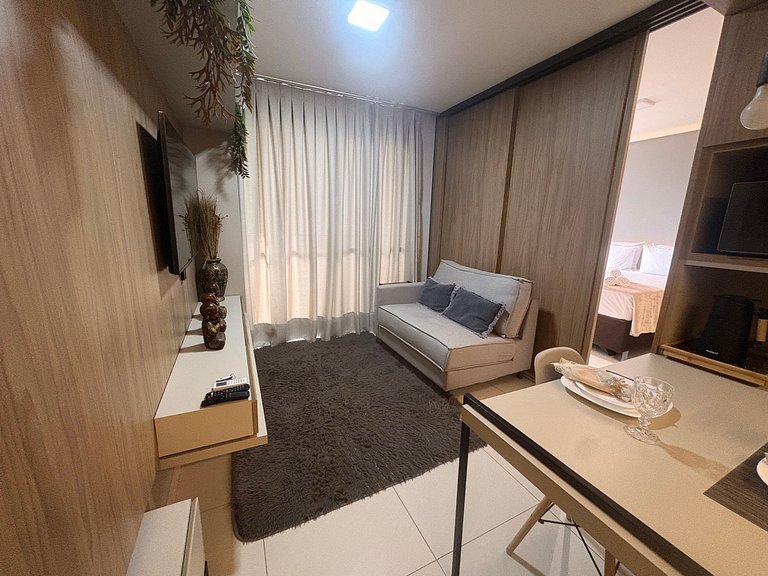 Studio en Cond. c/ Piscina y Balcón LHG0506