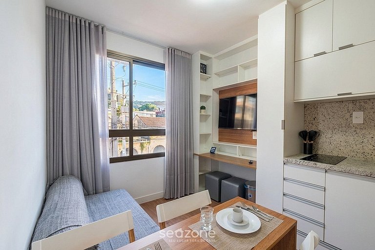 Studio en Cond. c/ Piscina a 470m de Playa CAO0101