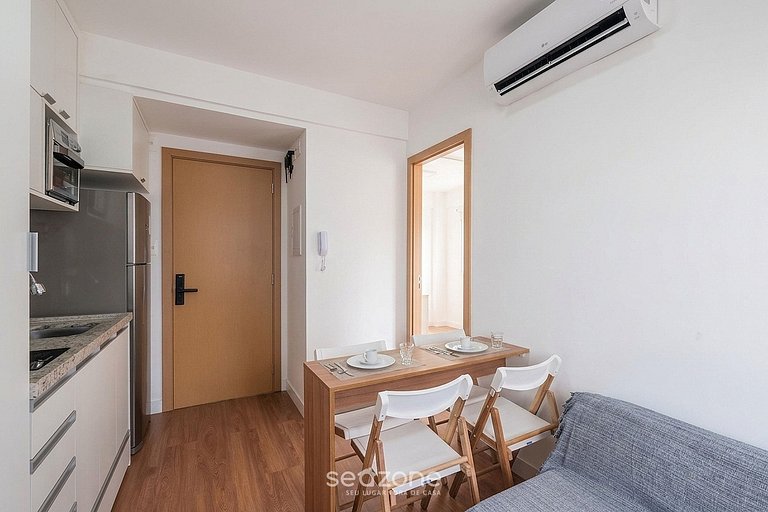 Studio en Cond. c/ Piscina a 470m de Playa CAO0101