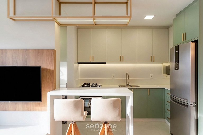 Apartamento con balcón y vista a la ciudad AUS1401