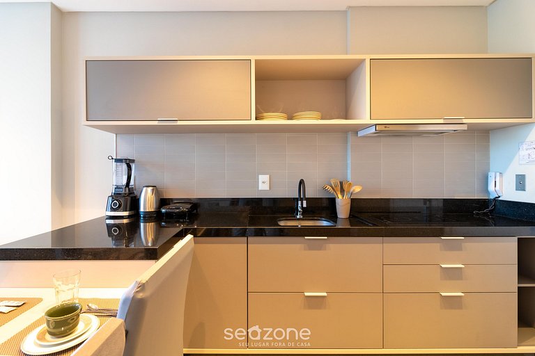 Apartamento sofisticado com vista para o mar MHF1305