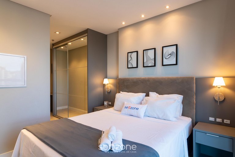 Apartamento sofisticado com vista para o mar MHF1305