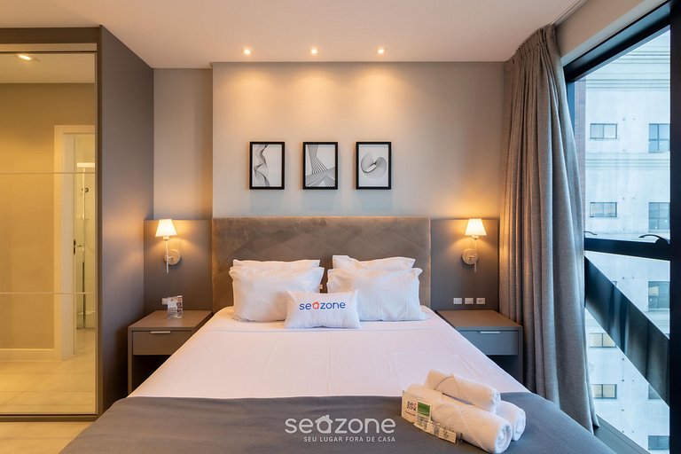 Apartamento sofisticado com vista para o mar MHF1305