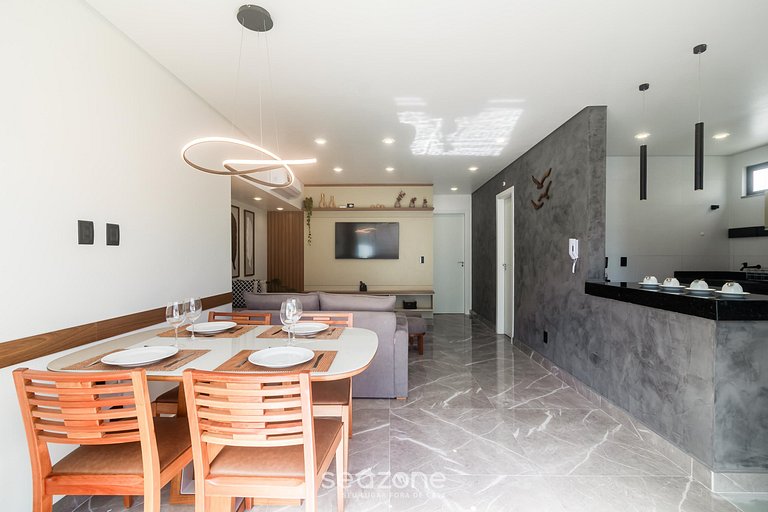 Apto em cond. c/ piscina a 350m da Praia PRY0004