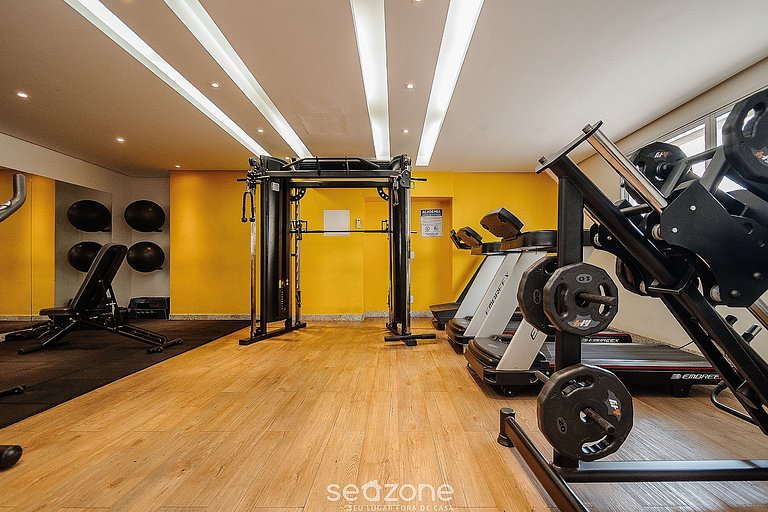 Studio em Cond. c/ Piscina e Varanda LHG0506
