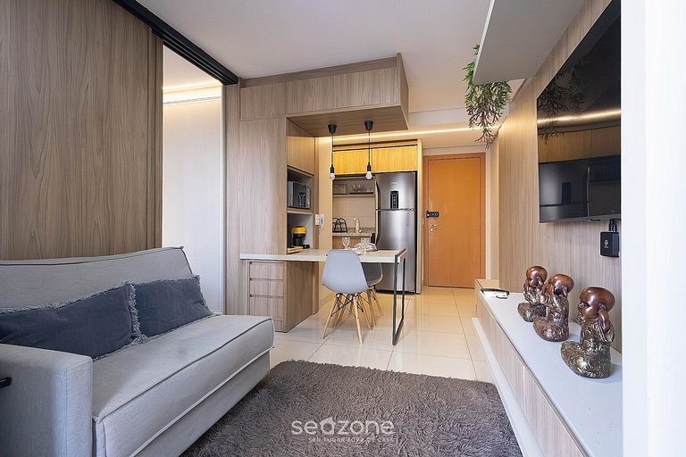 Studio en Cond. c/ Piscina y Balcón LHG0506