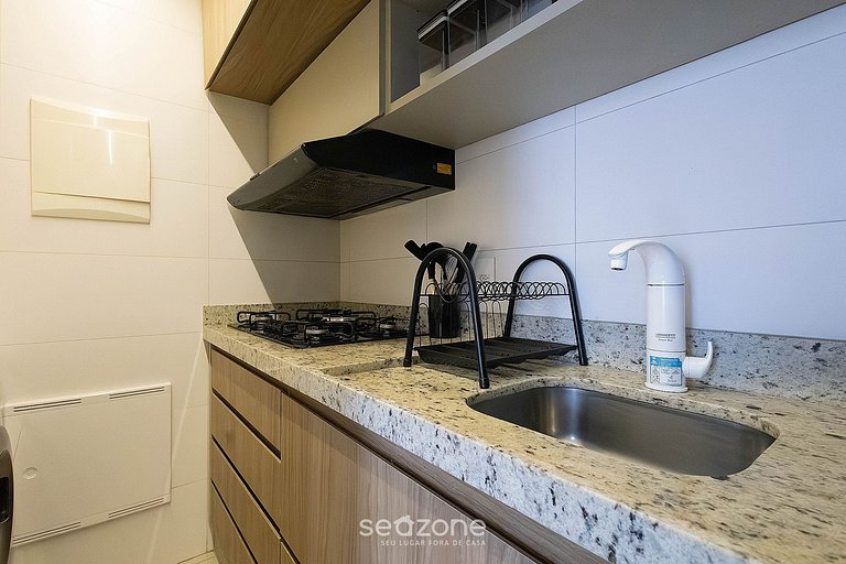 Studio en Cond. c/ Piscina y Balcón LHG0506