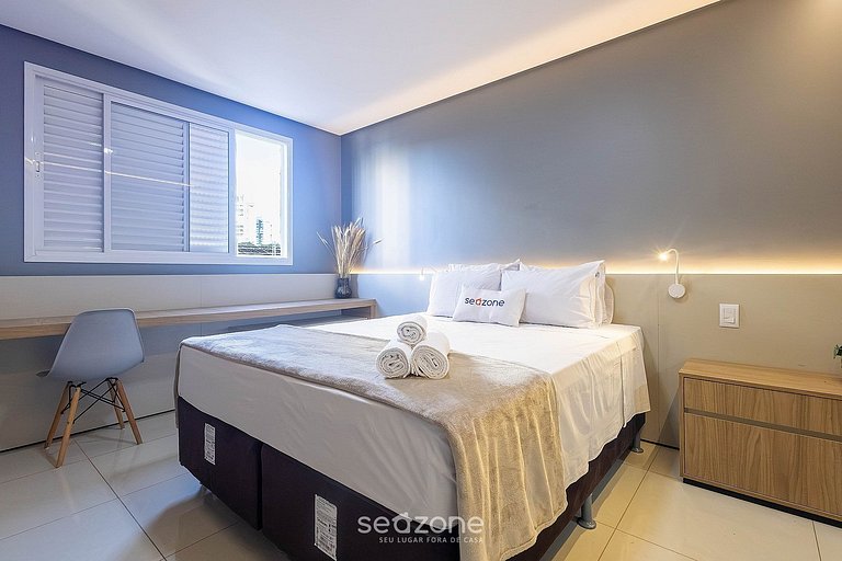 Studio en Cond. c/ Piscina y Balcón LHG0506