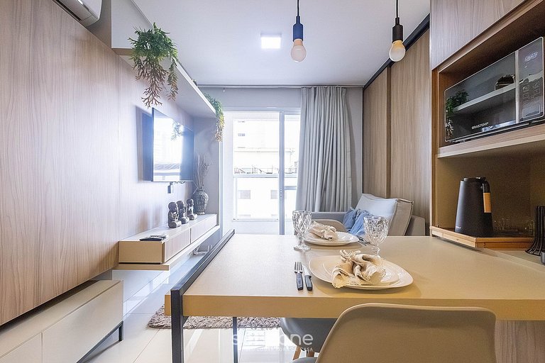 Studio en Cond. c/ Piscina y Balcón LHG0506
