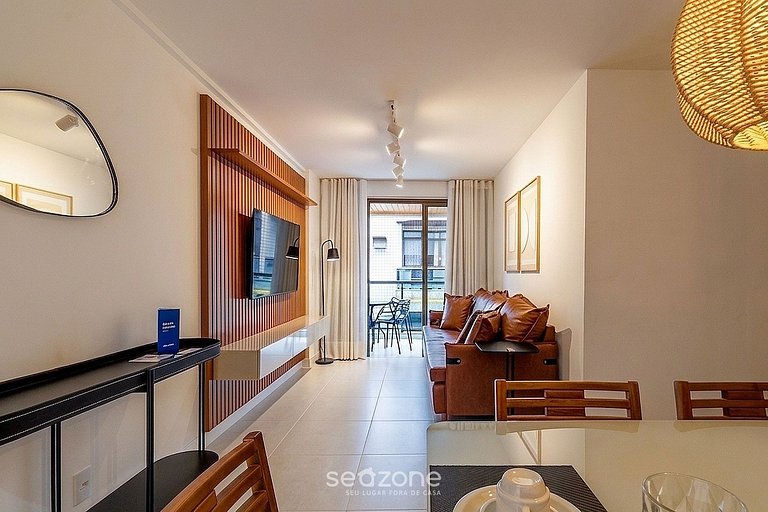 Apto. em Cond. c/ Piscina a 740m da Praia ANO0505