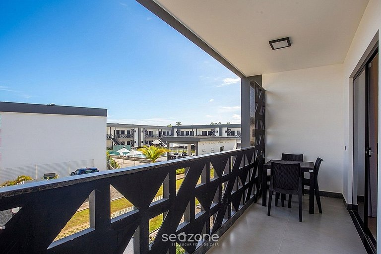 Apto. en Cond. c/ Piscina a 510m de Playa DVB0010