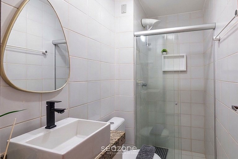 Apto. en Cond. c/ Piscina y Balcón GSF0028