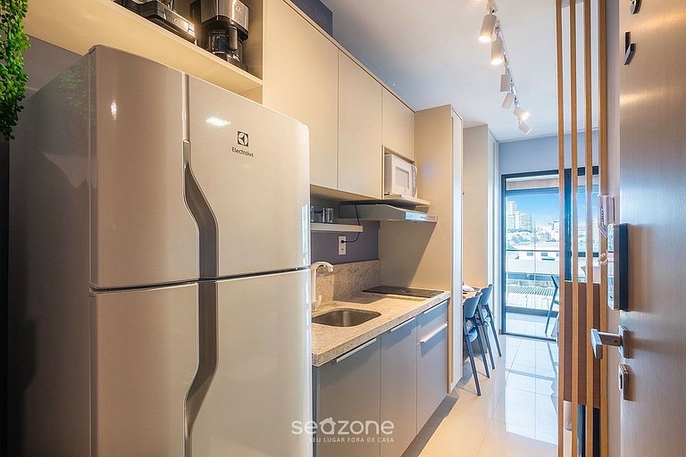 Studio c/ vista mar em Cond. c/ piscina JDN0215