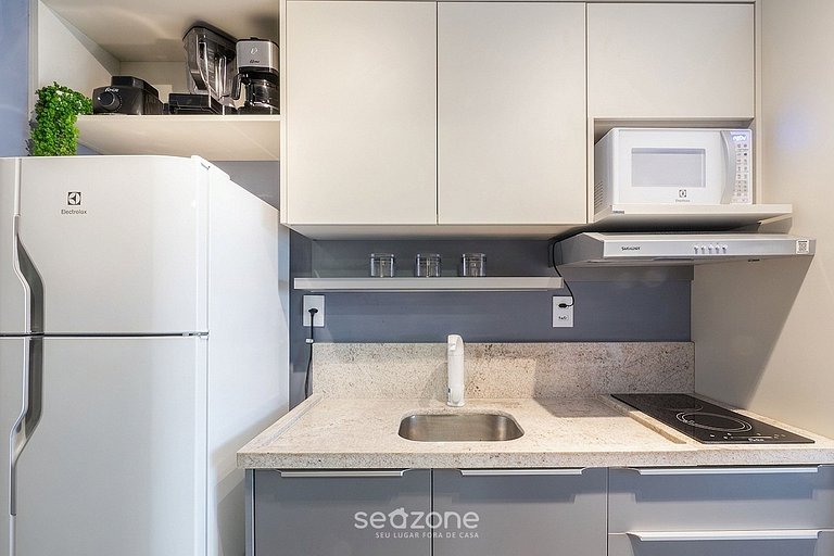 Estudio c/ vista mar en Cond. c/ piscina JDN0215