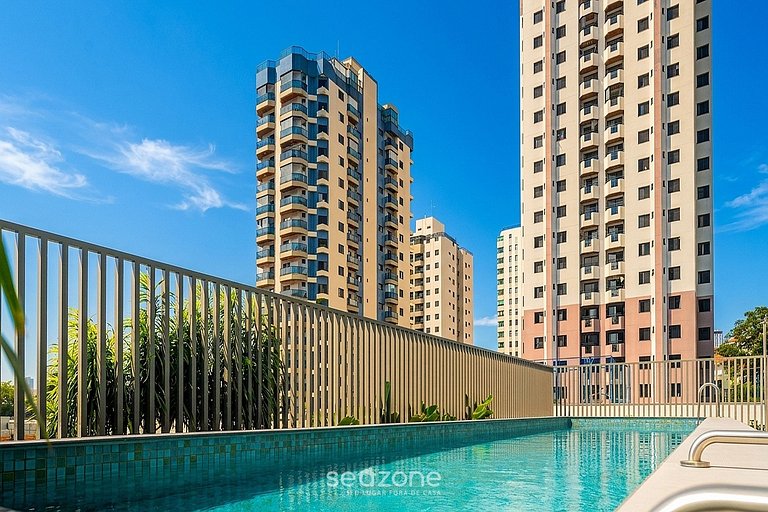Conforto em Cond. c/ Piscina e Varanda LSS1319