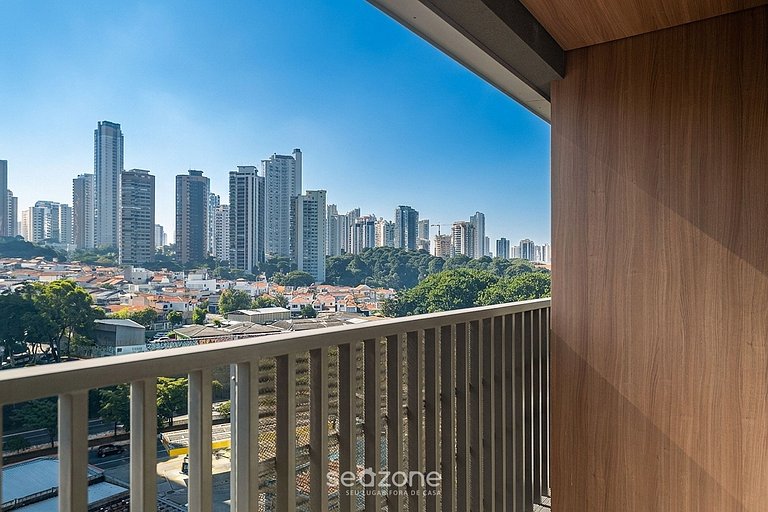 Studio c/ Varanda e Piscina LSS1010