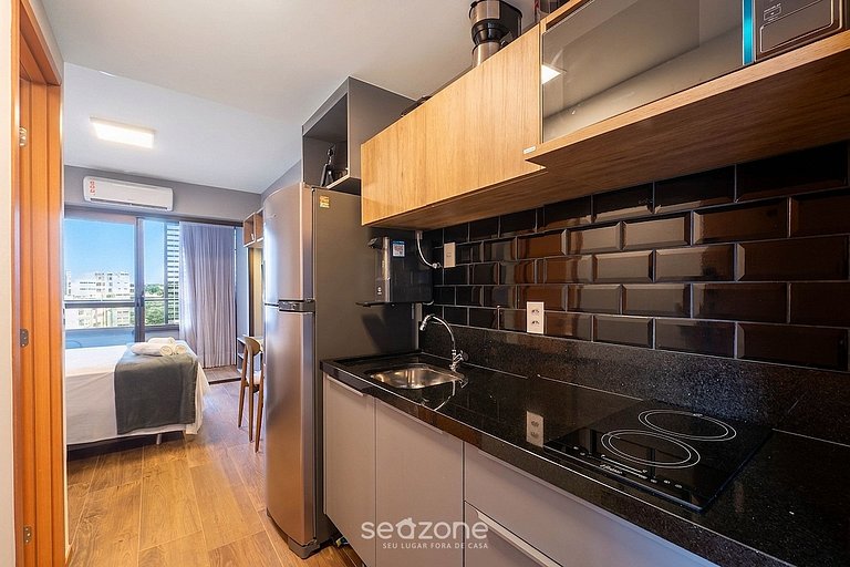 Studio en Cond. c/ Piscina y Balcón EUB0801
