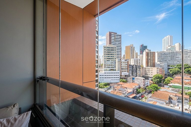 Studio en Cond. c/ Piscina y Balcón EUB0801