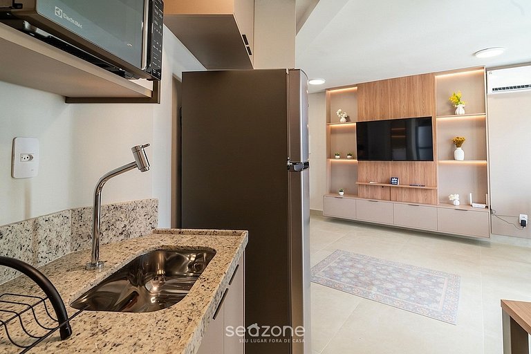 Studio en cond. con piscina y gimnasio MSU0906