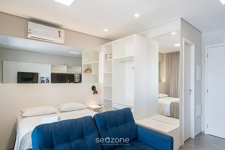 Conforto em Cond. c/ piscina e vista PLT0093