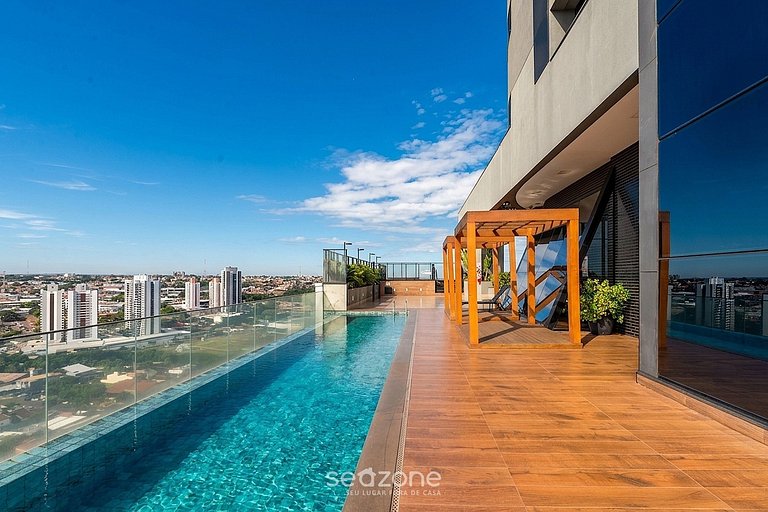 Apto. en Cond. c/ Piscina y Vista Ciudad VEO0710