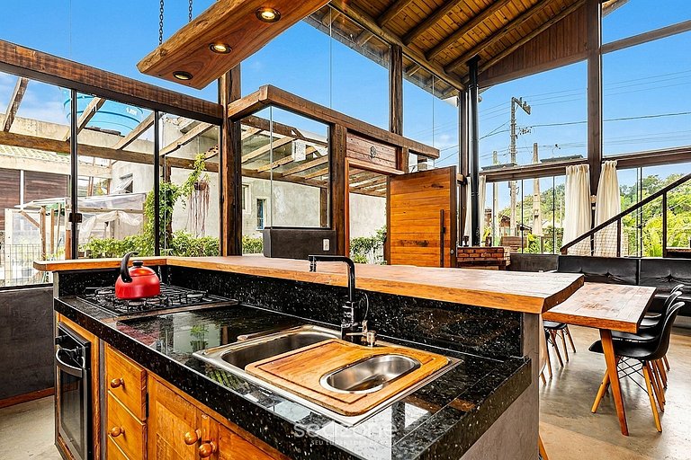 Casa vacaciones: estilo comodidad Bombinhas EMB686
