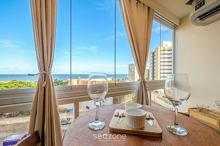 Apto. c/ vista mar prox. da praia TJR0338