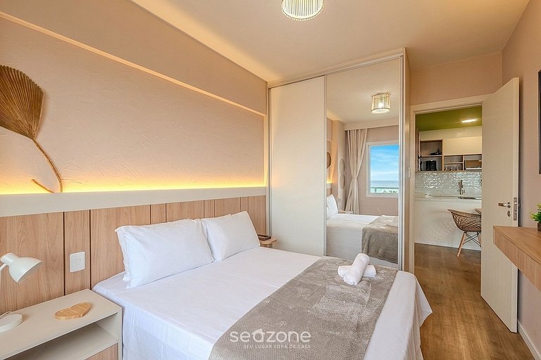 Apto. c/ vista mar prox. da praia TJR0338