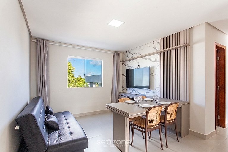 Apto. em Cond. c/ Piscina a 1,3km da Praia RFM0044