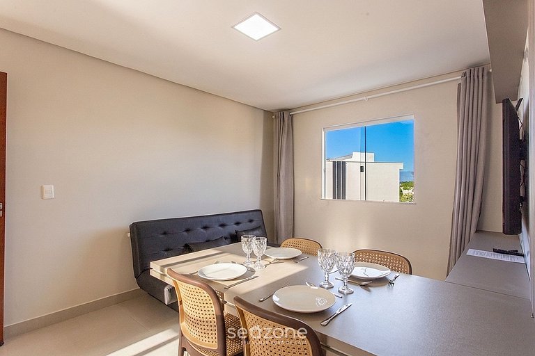 Apto. em Cond. c/ Piscina a 1,3km da Praia RFM0044