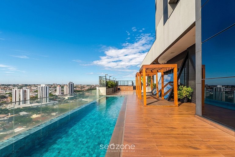 Studio em Cond. c/ Piscina e Vista VEO0503