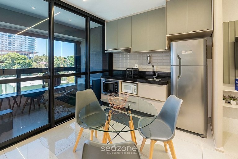 Studio em Cond. c/ Piscina e Vista VEO0503