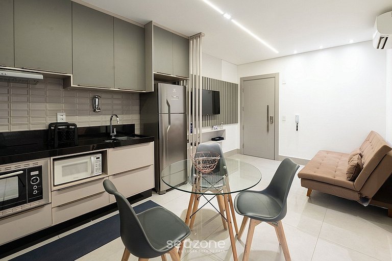 Studio em Cond. c/ Piscina e Vista VEO0503