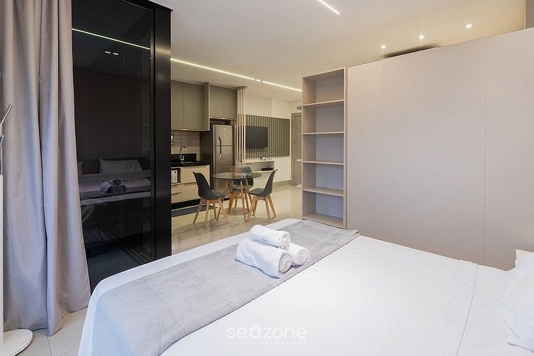 Studio em Cond. c/ Piscina e Vista VEO0503