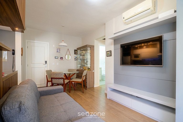 Apartamento moderno con garaje en Jurerê MBA0207