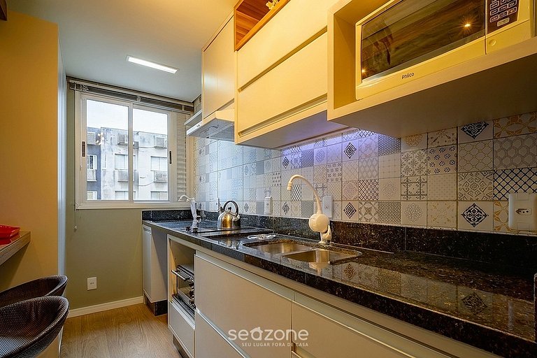 Apartamento moderno con garaje en Jurerê MBA0207