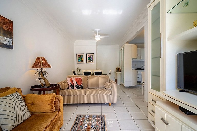 Apto. en condominio frente mar c/ piscina RVG2207