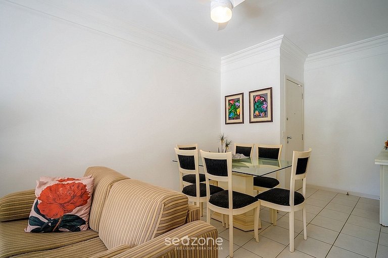 Apto em condomínio beira-mar c/ piscina RVG2207