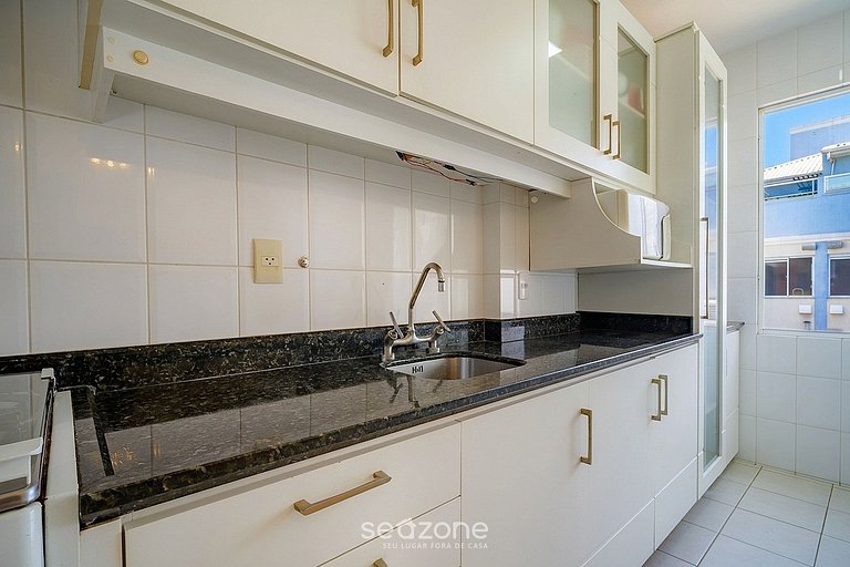 Apto. en condominio frente mar c/ piscina RVG2207