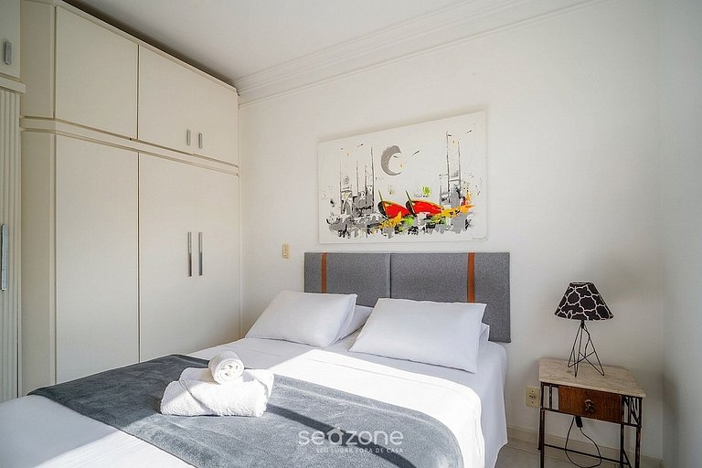 Apto. en condominio frente mar c/ piscina RVG2207