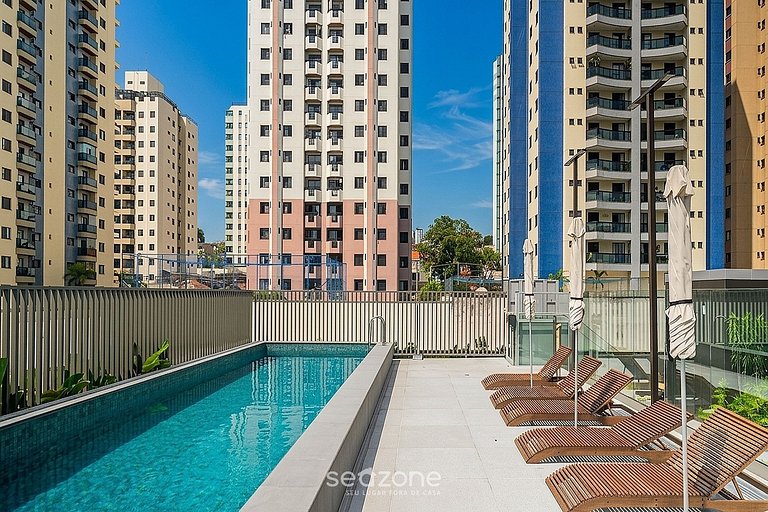 Conforto em Cond. c/ piscina e academia LSS1008