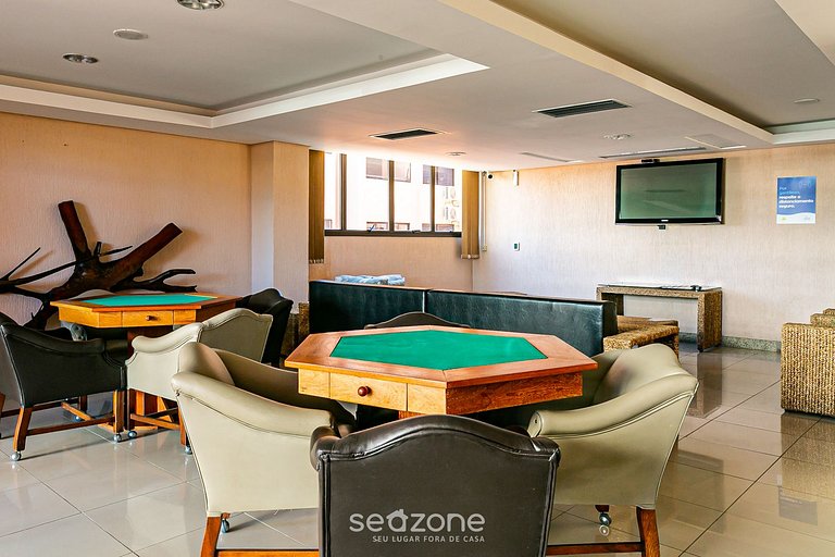 Conforto. c/ varanda em Cond. c/ piscina JBV0432